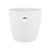 Plant ELHO Brussels rond 18cm wit